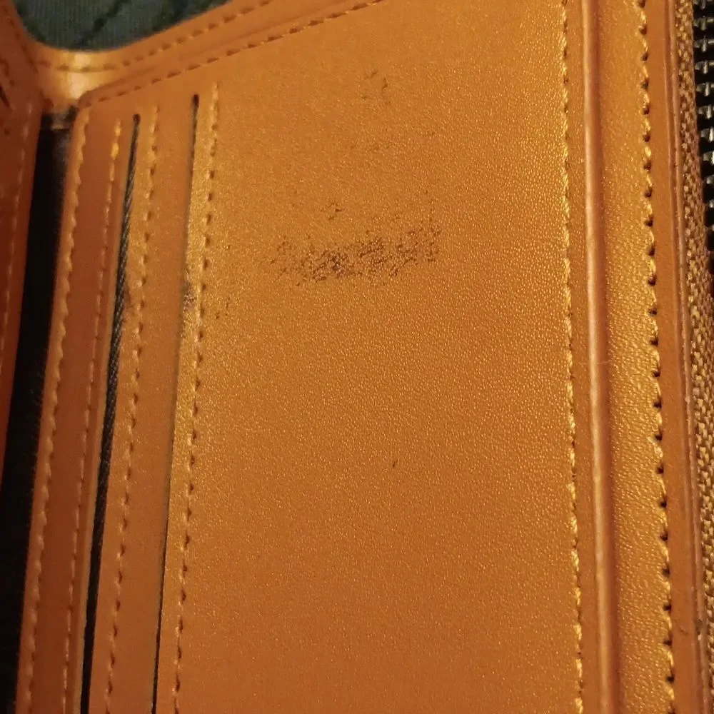 AIKS Brown Leather Wallet